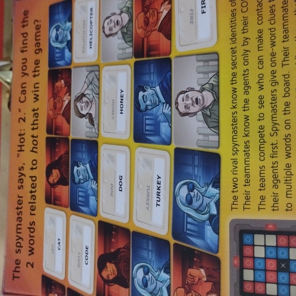 #1 GEEK Boardgame CODENAMES Top Secret Word Game #1 Party Game NWT - Picture 5 of 6